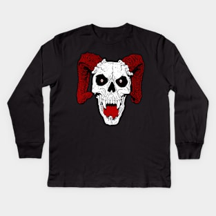 ATH Demon Skull Kids Long Sleeve T-Shirt